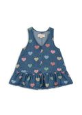 Konges Sløjd A/S WOVEN DRESSES bon coeur coloré