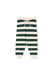 Konges Sløjd A/S KNITTED PANTS pine grove stripe