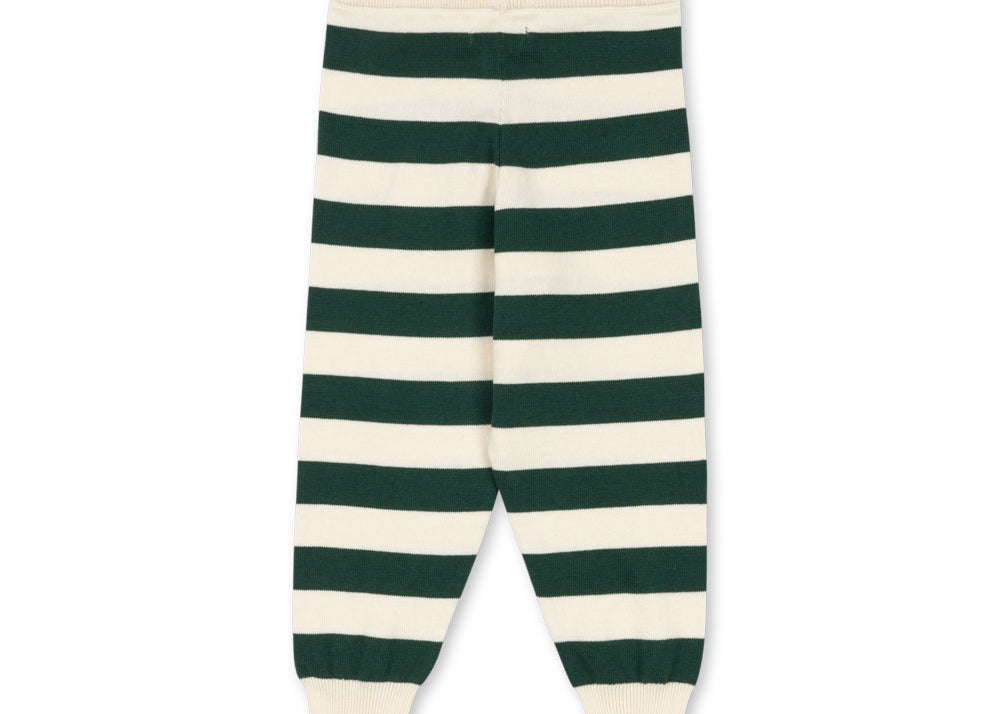 Konges Sløjd A/S KNITTED PANTS pine grove stripe