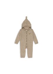 Konges Sløjd A/S KNITTED ROMPERS & ONESIES light brown
