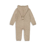 Konges Sløjd A/S KNITTED ROMPERS & ONESIES light brown