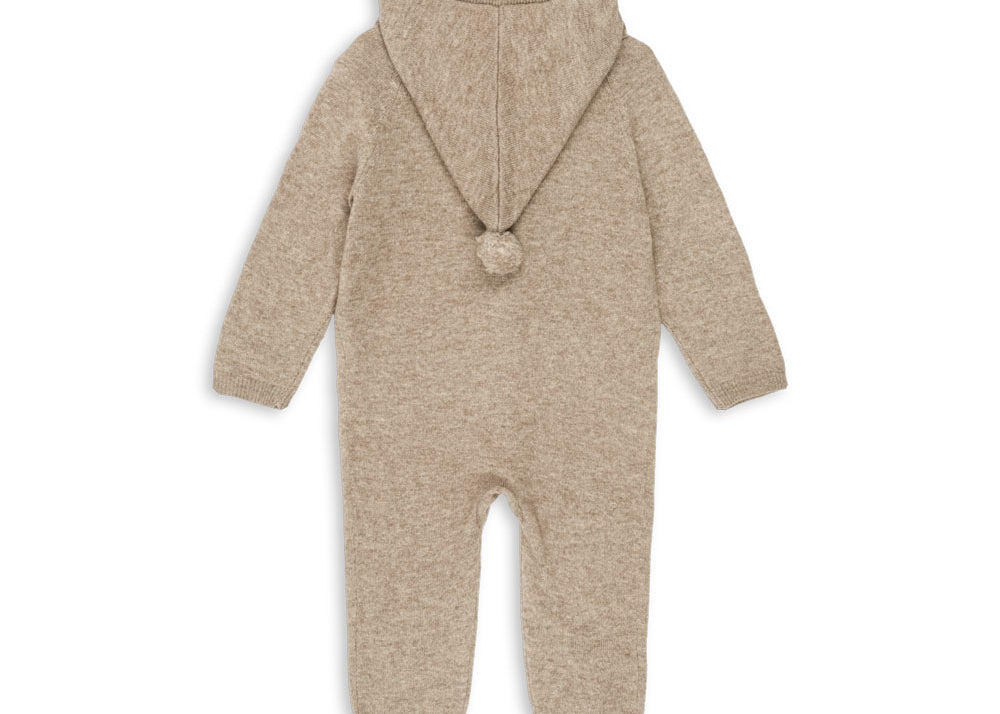 Konges Sløjd A/S KNITTED ROMPERS & ONESIES light brown