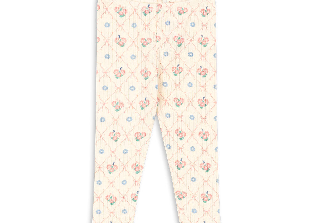 Konges Sløjd A/S JERSEY PANTS fleur decor