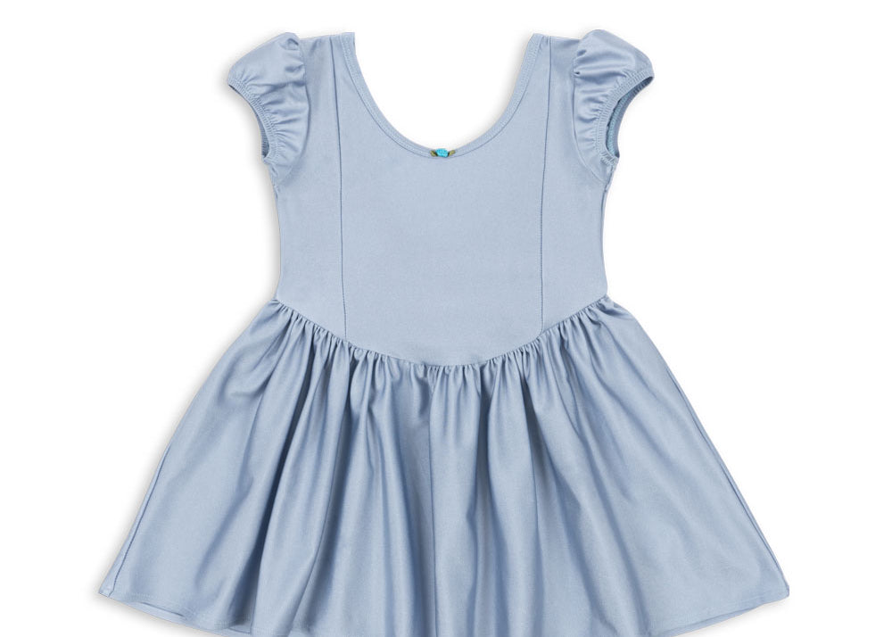 Konges Sljd | Mousse Dress - Zen blue | Girl | blue Konges Sljd | Mousse Dress - Zen blue | Girl | blue