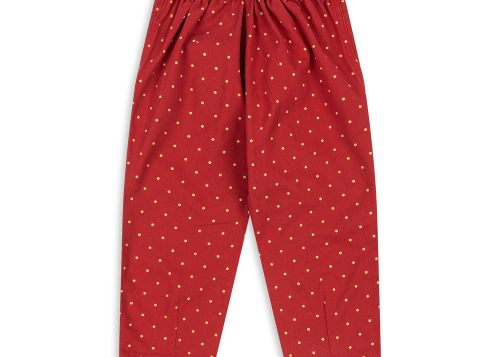 Konges Sløjd A/S WOVEN PANTS strawberry dot