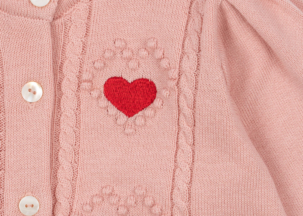 Konges Sløjd A/S KNITTED CARDIGANS silver pink