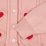 Konges Sløjd A/S KNITTED CARDIGANS silver pink