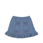 Konges Sløjd A/S KNITTED SKIRTS country blue