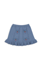 Konges Sløjd A/S KNITTED SKIRTS country blue