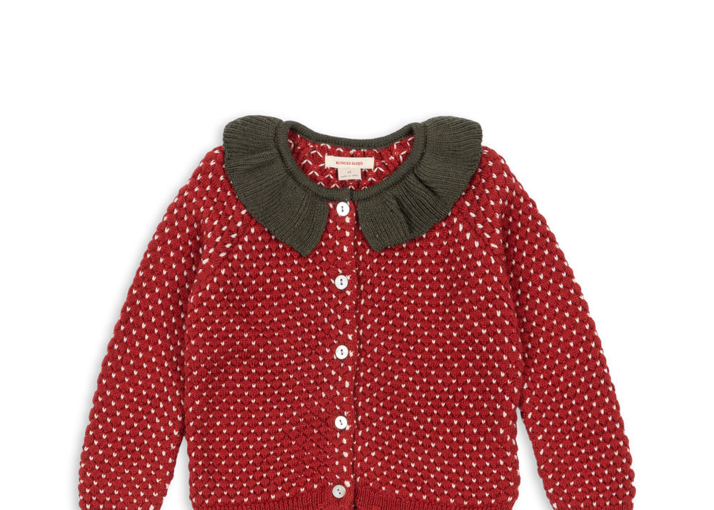 Konges Sløjd A/S KNITTED CARDIGANS barbados cherry