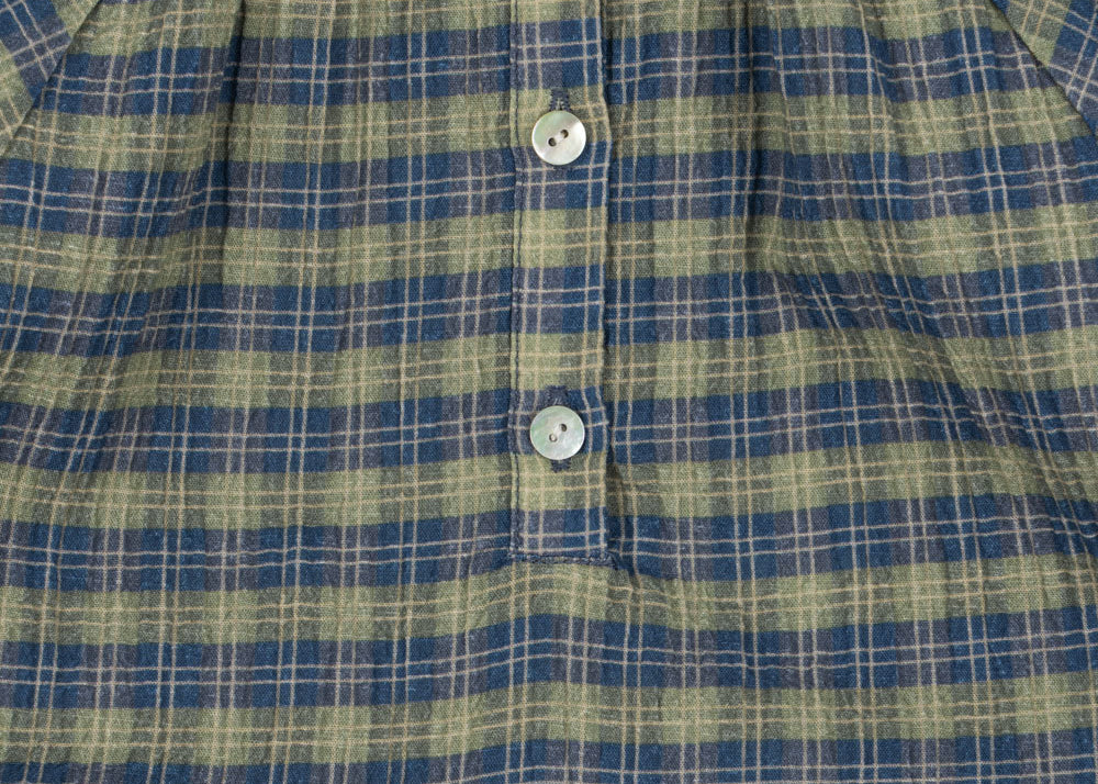 Konges Sløjd A/S WOVEN DRESSES laurel blue check