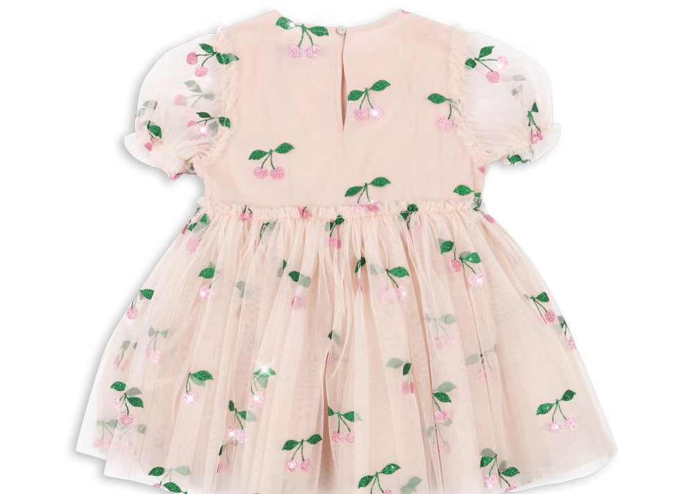 Konges Sløjd A/S WOVEN DRESSES ma grande cerise pink glitter