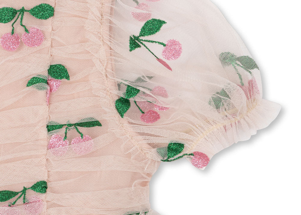 Konges Sløjd A/S WOVEN DRESSES ma grande cerise pink glitter