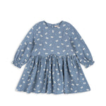 Konges Sløjd A/S WOVEN DRESSES boucle blue
