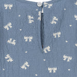 Konges Sløjd A/S WOVEN DRESSES boucle blue