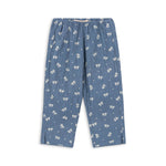 Konges Sløjd A/S WOVEN PANTS boucle blue