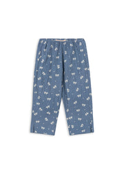 Konges Sløjd A/S WOVEN PANTS boucle blue