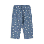 Konges Sløjd A/S WOVEN PANTS boucle blue