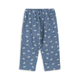 Konges Sløjd A/S WOVEN PANTS boucle blue
