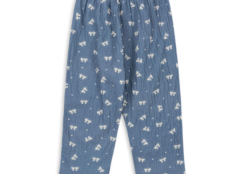 Konges Sløjd A/S WOVEN PANTS boucle blue