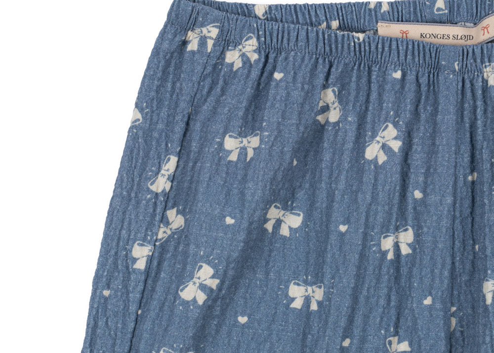 Konges Sløjd A/S WOVEN PANTS boucle blue
