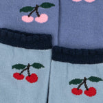 Konges Sløjd A/S SOCKS blue fog/purple impression