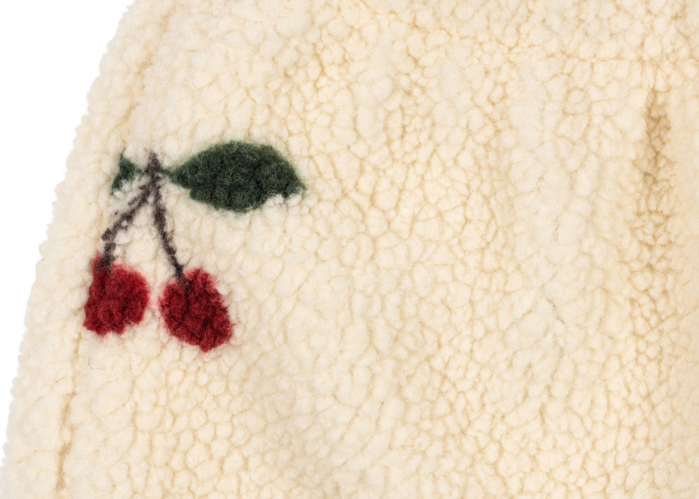 Konges Sløjd A/S TEDDY & FLEECE ma grande cerise