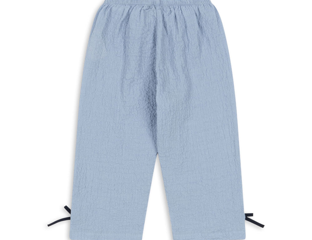 Konges Sløjd A/S WOVEN PANTS blue fog