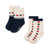 Konges Sløjd A/S SOCKS heart mix