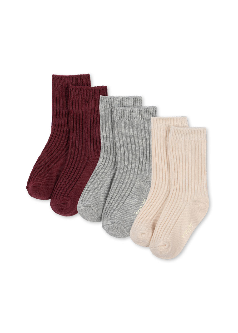 3 PACK RIB SOCKS - mix pack – kongessloejd.com