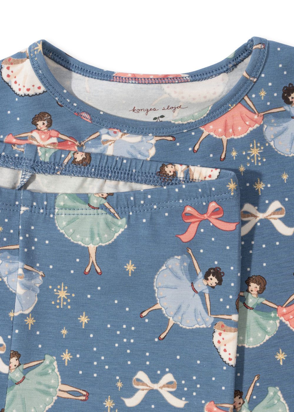 CHRISTMAS PYJAMAS SET - snow bow ballerina – kongessloejd.com