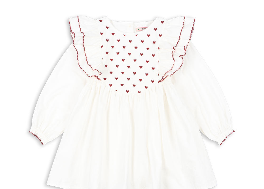 Konges Sløjd A/S WOVEN DRESSES pure white