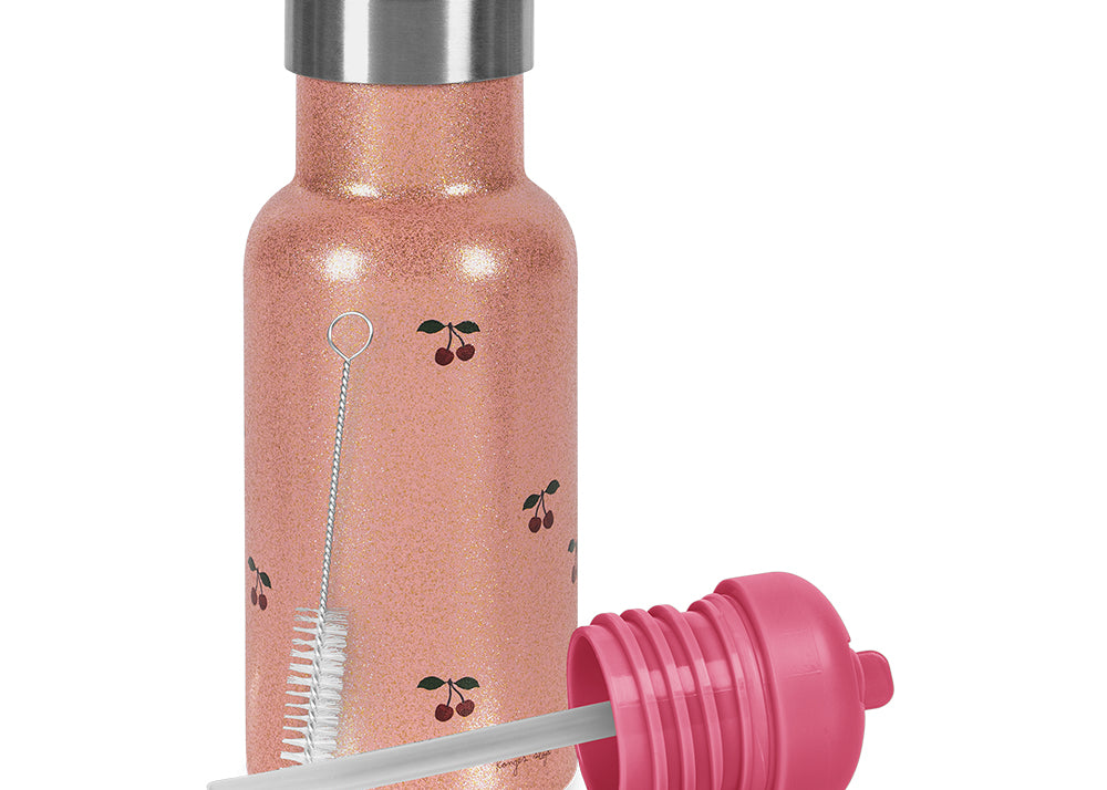 Konges Sløjd A/S DRINKING BOTTLES cherry glitter
