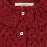 Konges Sløjd A/S KNITTED CARDIGANS red dahlia