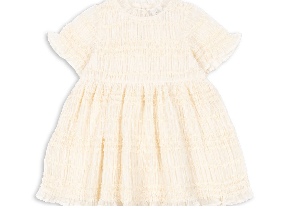 Konges Sløjd A/S WOVEN DRESSES white smoke