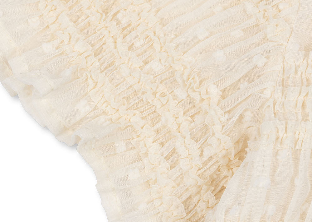 Konges Sløjd A/S WOVEN DRESSES white smoke