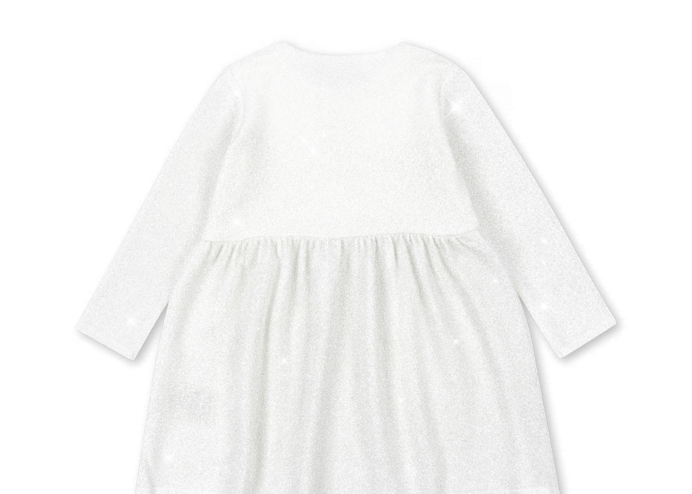 Konges Sløjd A/S JERSEY DRESSES white glitter