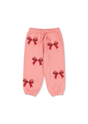 Konges Sløjd A/S JERSEY PANTS strawberry ice