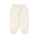 Konges Sløjd A/S JERSEY PANTS off white melange
