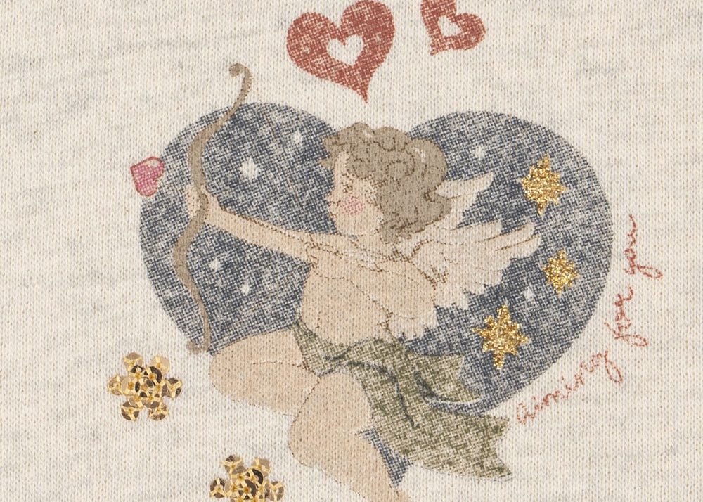 Konges Sløjd A/S JERSEY BLOUSES off white melange