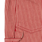 Konges Sløjd A/S WOVEN PANTS milk rouge stripe