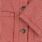 Konges Sløjd A/S WOVEN JACKETS & VESTS milk rouge stripe