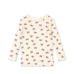 Konges Sløjd A/S JERSEY BLOUSES bow rouge