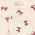 Konges Sløjd A/S BODYSTOCKINGS bow rouge