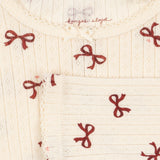 Konges Sløjd A/S BODYSTOCKINGS bow rouge