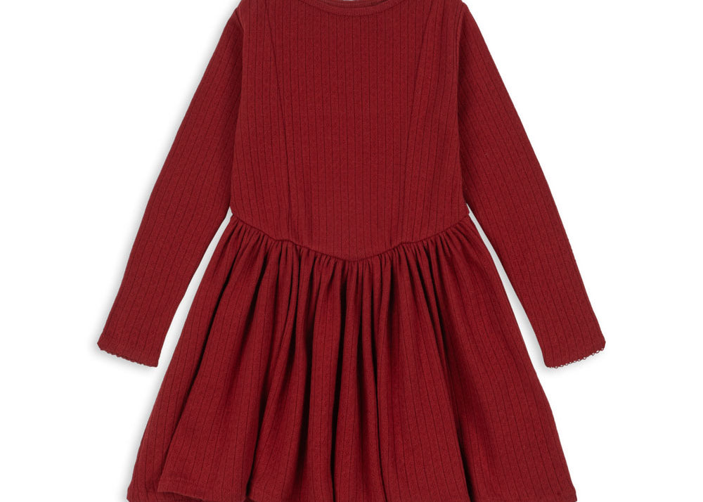 Konges Sløjd A/S JERSEY DRESSES red dahlia