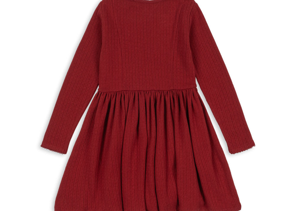Konges Sløjd A/S JERSEY DRESSES red dahlia