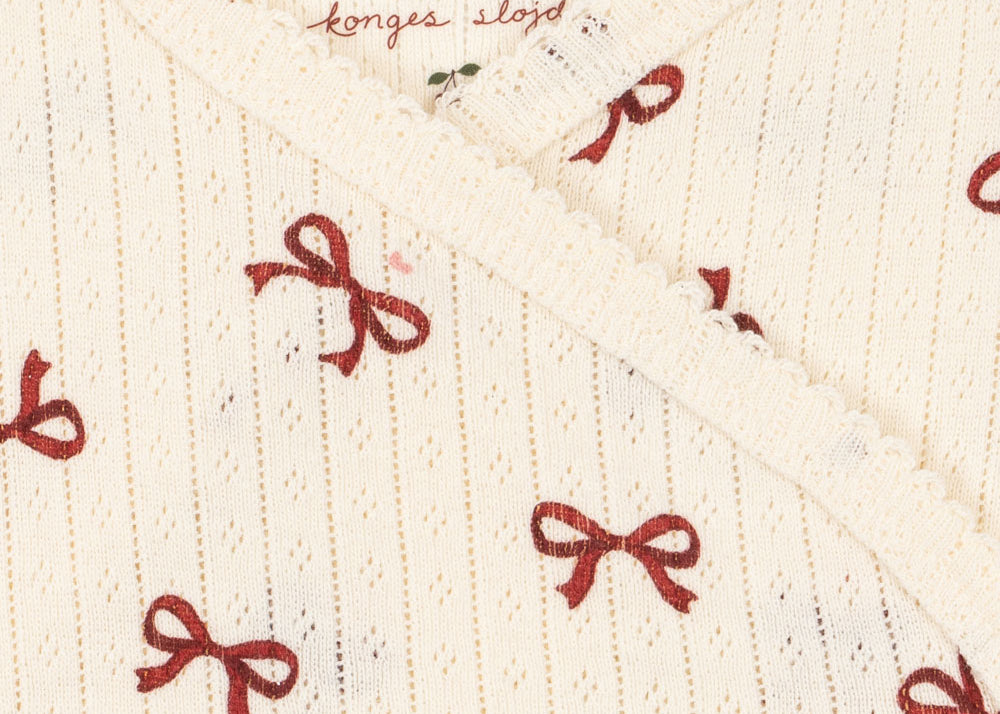 Konges Sløjd A/S BODYSTOCKINGS bow rouge