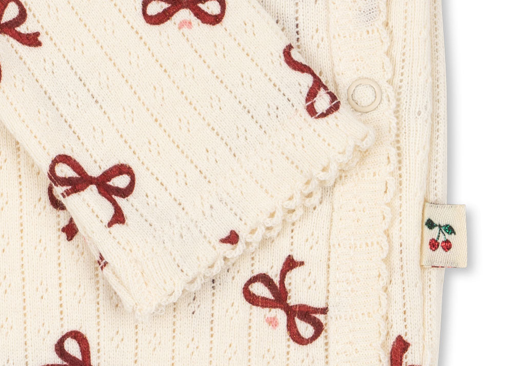 Konges Sløjd A/S BODYSTOCKINGS bow rouge