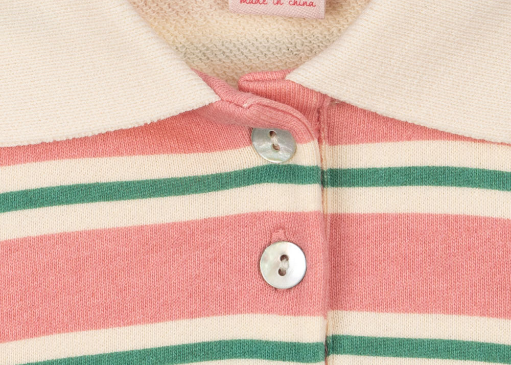 Konges Sløjd A/S JERSEY ROMPERS & JUMPSUITS blush bound stripe